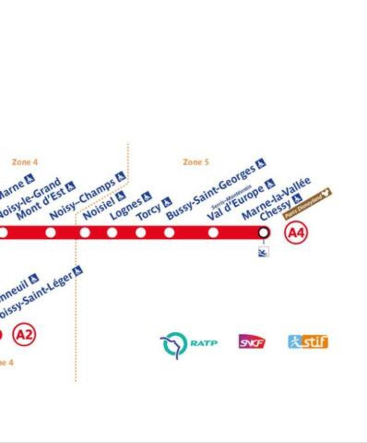 Location 3 Chambres Spacieuses Dans Appartment 2 Mn Rer Bussy Saint Georges 외부 사진